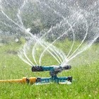 1x Garden Sprinkler 3-arm Lawn Sprinkler 360 Automatic Rotating Sprinkler Nozzle