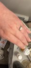 Helzberg Diamonds Rose Gold Round White Diamond Prong Ring Set Sz 7 5