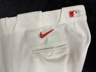 San Francisco Giants Solid White Nike Game Used Authentic Pants 36x34