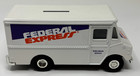 Federal Express Fedex Ertl Step Van Box Truck Coin Locking Bank With Key