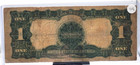 1899  1 One Dollar Us Silver Certificate  Large Note  Blue Seal  Black Eagle  Nr