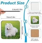 36 Pack  Blank Square Sublimation Coasters 3 9 x3 9  Mdf Cork Back Heat Transfer