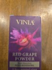 Vinia Red Grape Powder Rapid Absorption Piceid Resveratrol 30 Capsules Exp 01 26