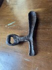 Vtg Antique Cast Iron Range Wood Stove Tool Eye Lid Lifter Handle