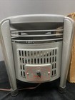 Dayton Mid Century Hassock Floor Fan Style 1c950  Gray Works Vintage Mcm W Box