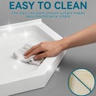 White High-grade Eco-friendly Walk In Shower Kit 36 w X36 h Shower Floor Base