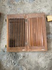 Vintage Cafe Style Wood Shutters 23 1 4 H X 22 1 2 Inches W