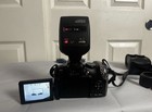 Canon Speedlite 220ex Camera Mount Flash Working W case   Minor Flaw read Desc