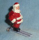 Vintage Barclay Lead  santa Claus On Skis  B195 Ex Cond  Free Shipping Lot B