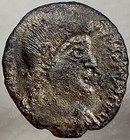 Genuine Ancient Roman Coin Caesar Decentius 351-352ad Two Victories Victoriae