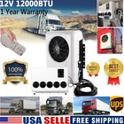12000 Btu 12v Truck Cab Air Conditioner Split Ac Fits Semi Trucks Bus Rv Caravan