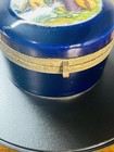 Antique Hand Painted French Limoges Porcelain   Brass Rim Powder Trinket Box