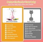 Alilo Smarty Bunny Baby Rattle Musical Light Up Toys  Infants Newborns Baby Toys