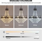 French Empire Crystal Chandeliers  Vintage Crystal Chandelier  Antique Bronze