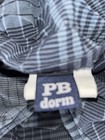 Pottery Barn Teen Dorm Check Plaid  Duvet Cover Full Queen  2  Shams Set Blue