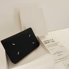 Maison Margiela Leather Card Holder Black S55ui0203p4745t8013