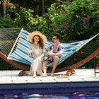 Lazy Daze 12 Ft Sunbrella Double Outdoor Hammock