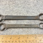Vintage Lectrolite Wrench Box End Offset 2 Pc 25 32 -3 4    3 4 -5 8  Usa