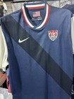 Nike 2010 11 Usa Team Soccer Jersey Blue Usmnt Football Men   s Size Large
