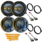 300w 4way 6 5  Front rear Speakers For 2008-2022 Honda Accord   2006-2021 Civic