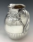 Gorham Sterling Beer Pitcher Hops And Wheat C1869