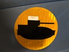 Us Army Armored Tank Crossing Reflective Vinyl Warning Sign
