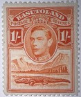 Travelstamps  1938 Basutoland Stamps Sc  25  George Vi   1s  Mint  Og  Hinged