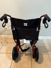 Medline Ultra Lightweight Transport Wheelchair For Adults  Foldable  19-inch
