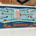 Vintage Diamond Hockey Table Game Japan Retro Toy With Original Box Used