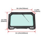 For Polaris Rzr Windshield Full Glass  With Wiper 900 1000 Trail S  Xp Turbo