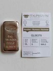 5 Oz Italpreziosi Cast Silver Bar Bu  new  W serial Number   Assay