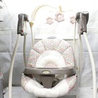 Vintage Graco Lovin Hug Open Top Baby Swing Plugs In Tray 6 Speed Battery Operat