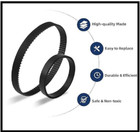 Replacement Belt Set For Bissell 3071 3072 3067 30673 3109 Carpet Cleaner Black