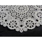 8  White Medallion Royal Lace Paper Doilies