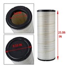 Air Filter For Mack Mp7 Mp8 Af26363 Rs4634 87808 Eaf5114 P616691 Ca9869