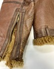 Aero British Raf Ww2 Pilot Irvin Sheepskin Leather Flight Jacket
