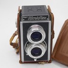 Vintage Super Ricohflex Camera In Case  Very Nice  Untested