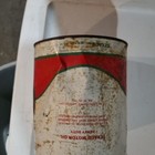 Texaco Vintage Motor Oil Metal Advertising Can - Gas   Oil  Red white green