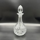 Crystal Decanter Wine Bottle Stopper Gorham Lady Anne Czech Glass Clear Barware