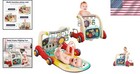 Portable 3-in-1 Baby Activity Center  Piano Gym   Walker For Ages 0-12 Months