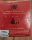 New 2025 Starbucks Red Mini Barista Apron Holiday Gift Card Set No Balance