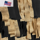 Partywoo Multicolor Crepe Paper 4pcs 328 Ft 4 Rolls  Black Gold-9634