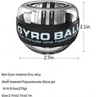 Gyro Ball Power Trainer Ball Wrist Strengthening Device Forearm Exerciser