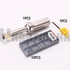 U Drill C25-4d15 5-65wc03 Indexable Carbide Drill 15 5mm Drill Insert Wcmx030208