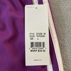 New Adidas Sweatpants Girls Youth Large G 14 Capri Purple Stripe Logos Nwtags