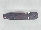 Rare Spyderco Smock Red G10 M390 Satin C240gprd Discontinued Exclusive Moded