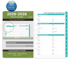 2026-2028 Monthly Planner Refill - Planner Inserts With 7-hole Punched  5-1 2  X