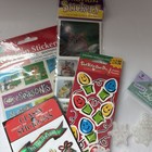 Stickers  Collectible vintage Christmas Stickers See Pics 5 Packs  Sold As 1 Lot
