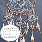 Jieyao 20 Pcs 3 Inch Metal Rings For Craft  Macrame Hoops Ring  Dream Catchers R
