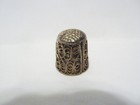 Thimble Vintage Sterling Silver 925 Decorative Wire Applied Design